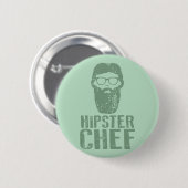 Hipster Koch Button (Vorne & Hinten)