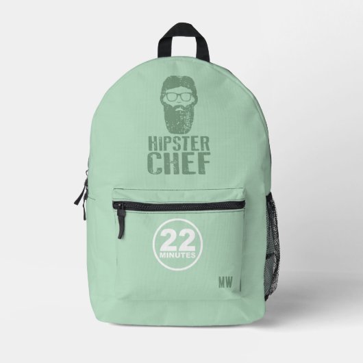 Hipster Koch - CBC 22 Minuten - Backpack personali Bedruckter Rucksack (Vorderseite)