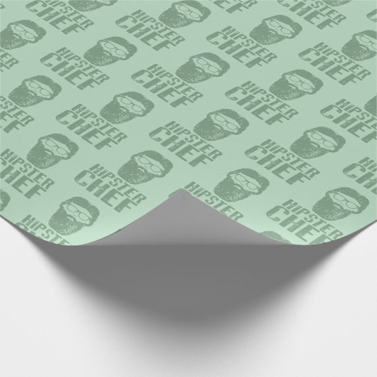 Hipster Koch Geschenkpapier (Ecke)