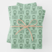 Hipster Koch Geschenkpapier Set (Beispiel)