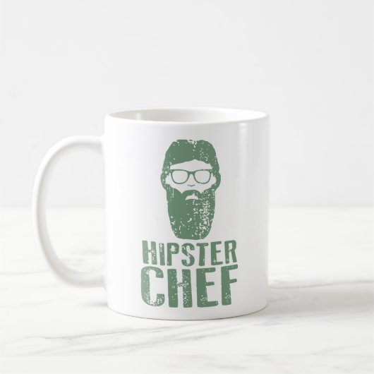 Hipster Koch Kaffeetasse (Links)