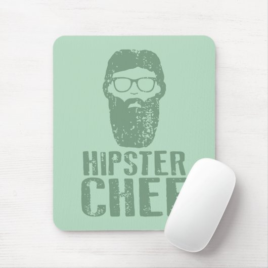 Hipster Koch Mousepad (Mit Mouse)