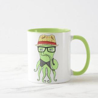 Hipster-Krake Tasse