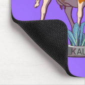 Hipster-Kuh (ohne Text) Mousepad (Ecke)
