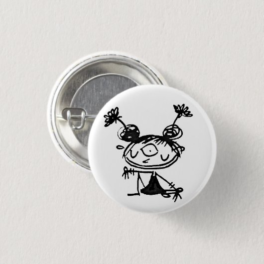Hipster lakshmi button (Vorne & Hinten)
