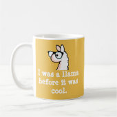 Hipster-Lama Kaffeetasse (Links)