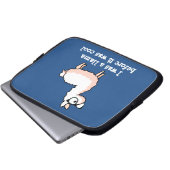 Hipster-Lama Laptopschutzhülle (Vorne Knopf)