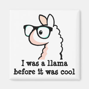 Hipster-Lama Magnet