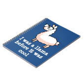 Hipster-Lama Notizblock (Linke Seite)