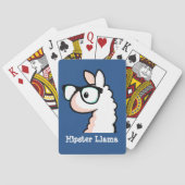 Hipster-Lama Spielkarten (Rückseite)