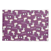 Hipster-Lama-Verrücktheit Kissenbezug (Rückseite)