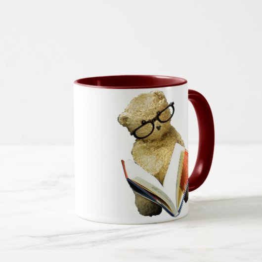 Hipster Lesebar - Kaffee Tasse (VorderseiteRechts)