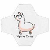 Hipster Llama Fußball (Flach)