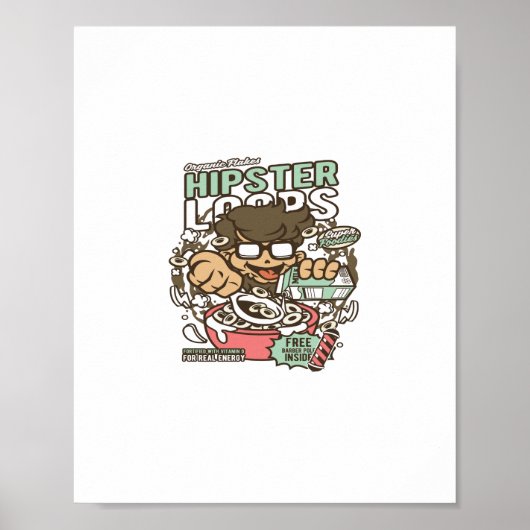 Hipster Loops Poster (Vorne)