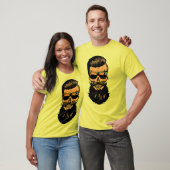 Hipster_mexico_kopf_de_mort_crane_barbe_moustac T-Shirt (Unisex)