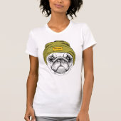 Hipster-Mops | ist es cool T-Shirt (Vorderseite)