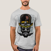 Hipster Mustache_Kopf_Mort_Crane T-Shirt (Vorderseite)