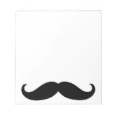Hipster Mustache Notizblock (Vorderseite)
