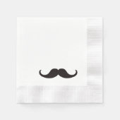 Hipster Mustache | Serviette (Vorderseite)