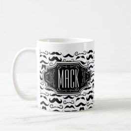 Hipster Mustache Vintag Retro Tasse