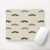 Hipster Mustaches Mousepad (Mit Mouse)