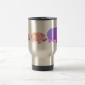 Hipster Mustaches Stainless Steel Travel Mug Reisebecher (Mittel)