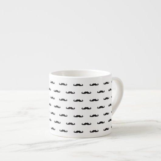 Hipster-Muster Espressotasse (Vorderseite Rechts)