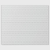 Hipster-Muster Geschenkpapier (Flach)