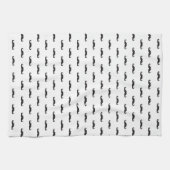 Hipster-Muster Handtuch (Horizontal)