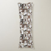 Hipster Muster Kissen (Vorderseite Vertikal)