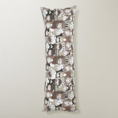 Hipster Muster Kissen (Rückseite (Vertikal))