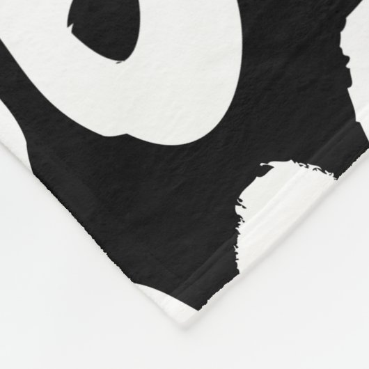 Hipster-Muster mit Donusform in Form Fleecedecke (Ecke)