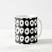 Hipster-Muster mit Donusform in Form Kaffeetasse (VorderseiteRechts)