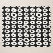 Hipster-Muster mit Donusform in Form Sherpadecke (Vorderseite (Horizontal))