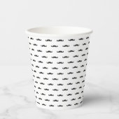 Hipster-Muster Pappbecher (Vorderseite)