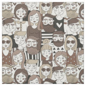 Hipster Muster Stoff (Muster)