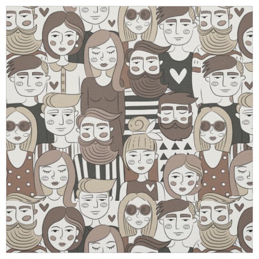 Hipster-Musterstoff Stoff (Muster)