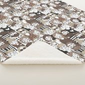 Hipster Mustertuch Sherpadecke (3/4)