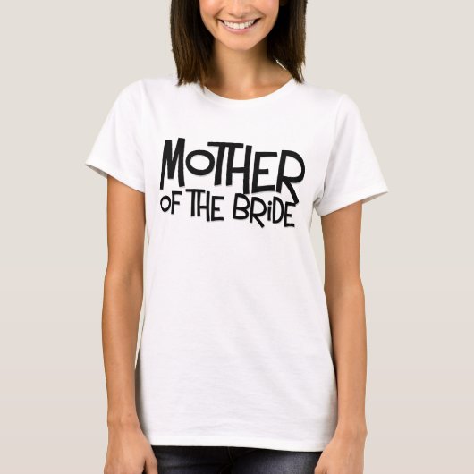 Hipster Mutter der Braut T-Shirt (Vorderseite)