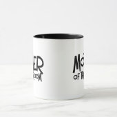 Hipster-Mutter des Bräutigams Tasse (Zentrum)