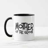 Hipster-Mutter des Bräutigams Tasse (Links)