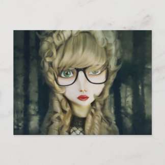 Hipster Nerd Postkarte