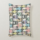 Hipster Niedliche Katzen Muster Zierkissen (Vorderseite(Vertikal))