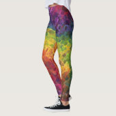 Hipster Niedliche Kristalle Big Bang Regenbogen De Leggings (Links)