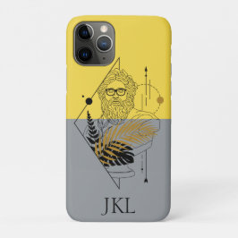 Hipster Olympic God Colorblock Monogram Case-Mate iPhone Hülle