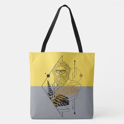 Hipster Olympic God Colorblock Tasche (Vorderseite)