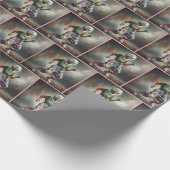 Hipster Oma Dancing Geschenkpapier (Ecke)