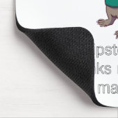 Hipster-Otter Mousepad (Ecke)