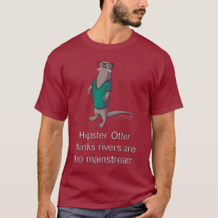 Hipster-Otter-T - Shirt