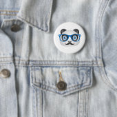 Hipster-Panda-Knopf Button (Beispiel)